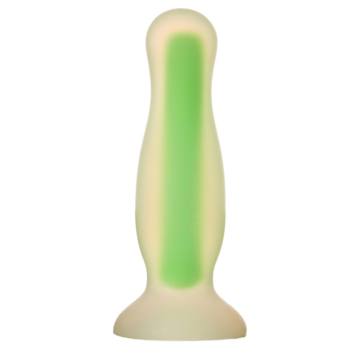 Анальна люмінесцентна пробка Dream Toys RADIANT Glow In The Dark зелена, S