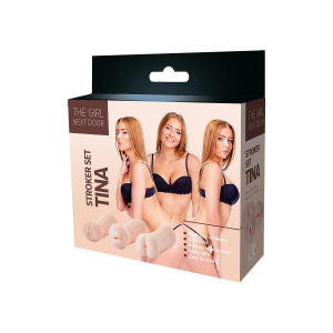 Набір мастурбаторів Dream Toys The Girl Next Door Tina тілесний, 3 шт.