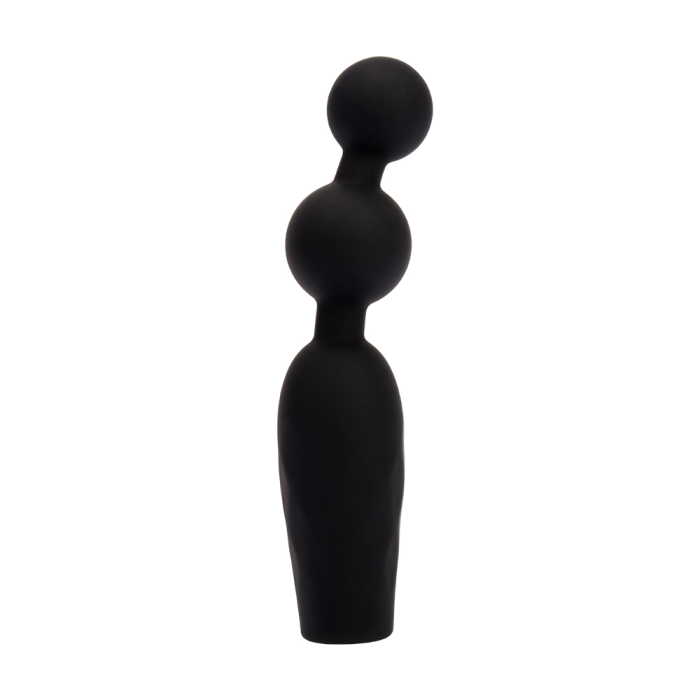 Анальна пробка CHISA Black Mont Vibrating Booty Beads з вібруючими бусинами