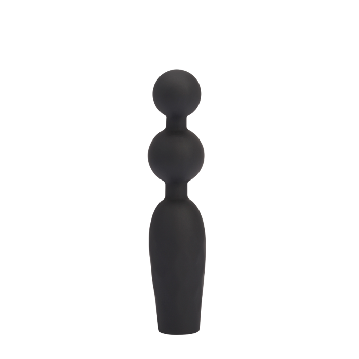 Анальна пробка CHISA Black Mont Vibrating Booty Beads з вібруючими бусинами