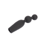 Анальна пробка CHISA Black Mont Vibrating Booty Beads з вібруючими бусинами