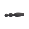Анальна пробка CHISA Black Mont Vibrating Booty Beads з вібруючими бусинами
