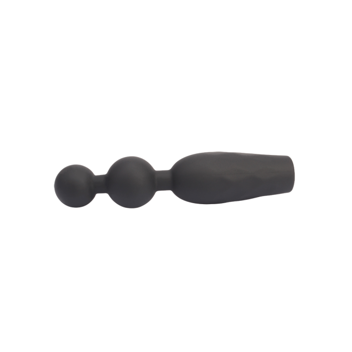 Анальна пробка CHISA Black Mont Vibrating Booty Beads з вібруючими бусинами