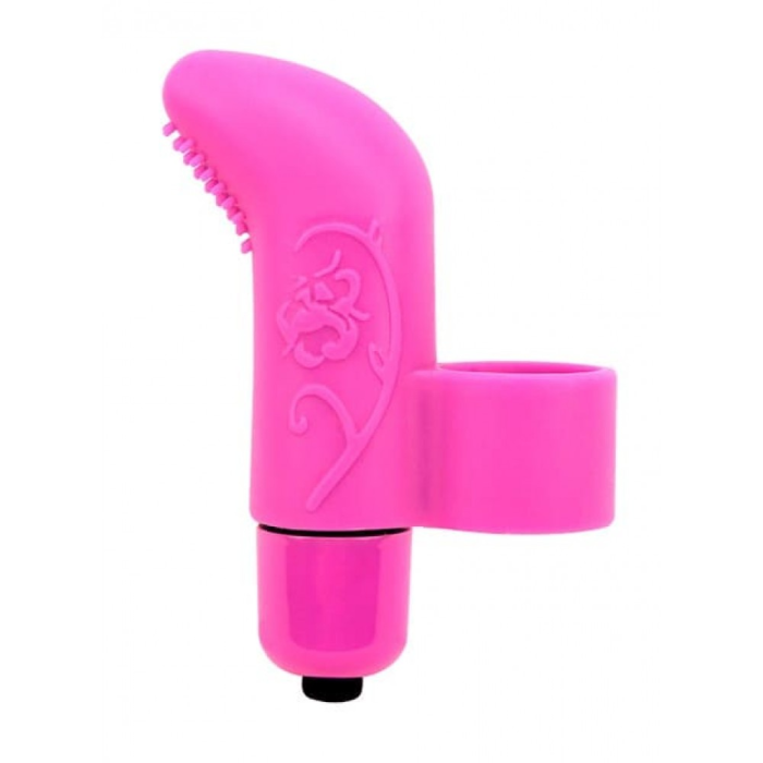Вібратор для клітора на палець Chisa Mis Sweet Finger Vibe з рельєфом, рожевий