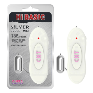 Віброкуля на пульті керування Chisa Hi-Basic Silver Bullet Mini, срібляста