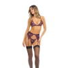 Комплект белья SNEAK PEAK 3PC SET PURPLE, S/M