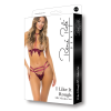 Комплект білизни I LIKE IT ROUGH 2PC CHOKER SET BURGUNDY, S/M