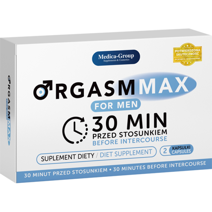 Капсули для ерекції Medica-Group Orgasm Max For Men (ціна за упаковку, 2 капсули)