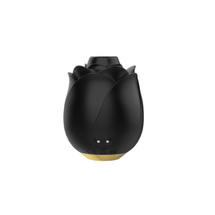 Кліторальний стимулятор у формі троянди Fifty Shades of Grey Rose Clitoral Suction чорного кольору