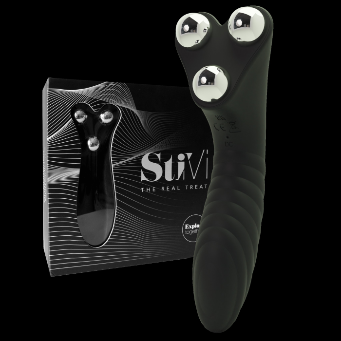 Вібратор для пар StiVi - The Real Threat Partner Vibrator - Black