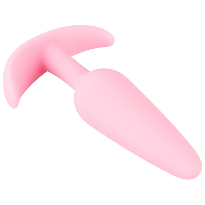 Анальна пробка із стопером Cuties Plugs, рожева