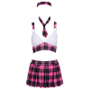 Костюм школярки у клітинку Cottelli Collection Schoolgirl 4 предмети, M