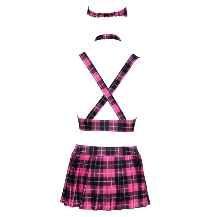 Костюм школярки у клітинку Cottelli Collection Schoolgirl 4 предмети, M
