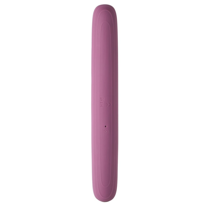 Вібратор двосторонній Sweet Em Velvet Lure, 10 режимів вібрації, фіолетовий