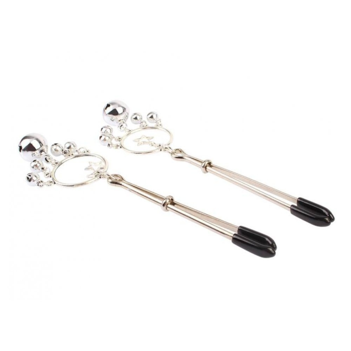 Затискачі на соски CHISA Senuelo Lure Catcher Nipple Clamps з намистинами