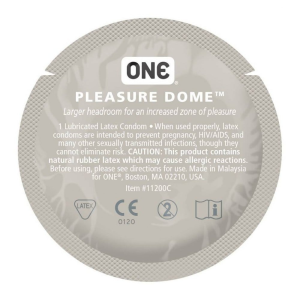 Набір латексних презервативів One Pleasure Dome із розширеною головкою (ціна за 5 шт.)