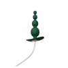 Анальний плаг з вібрацією Qingnan No.8 Mini Vibrating Anal Beads Green