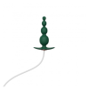 Анальний плаг з вібрацією Qingnan No.8 Mini Vibrating Anal Beads Green