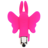 Вібратор на палець у вигляді метелика ToyJoy Butterfly Pleaser, рожевий