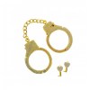 Наручники золоті Taboom Bondage in Luxury Diamond Wrist Cuffs прикрашені камінням