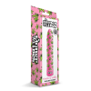 Вібратор нереалістичний із принтом Stoner Vibes Global Novelties, рожевий, 20.3 х 3.8 см