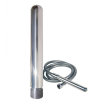 Анальний душ зі шлангом Joy Division Aluminium Intimate Douche, сталевий