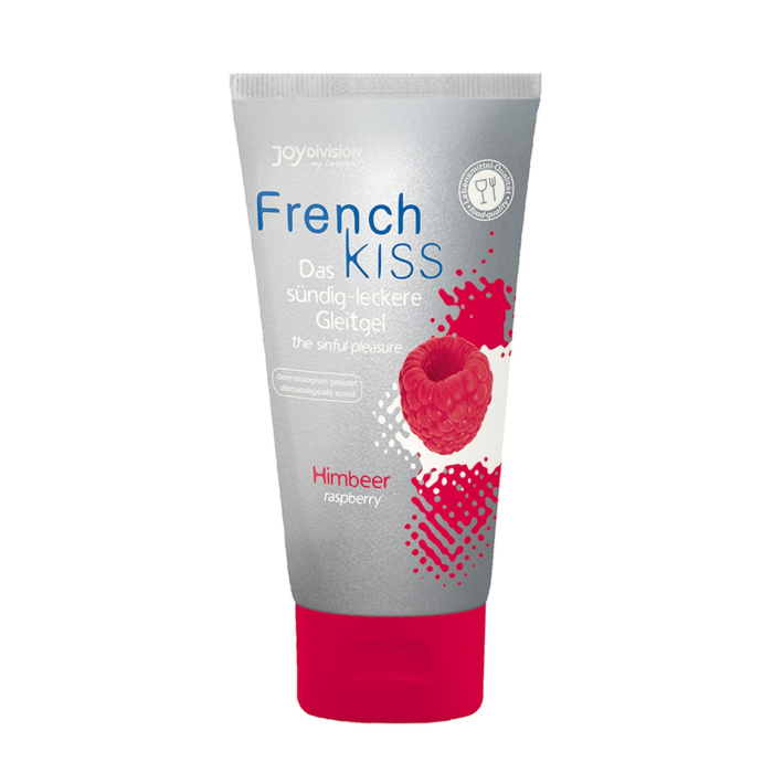 Лубрикант ,,Французький поцілунок,, JoyDivision French Kiss Raspberry зі смаком малини, 75 мл