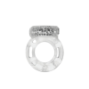 Кільце ерекційне Medica-Group Vibration Ring з вібрацією, прозорий