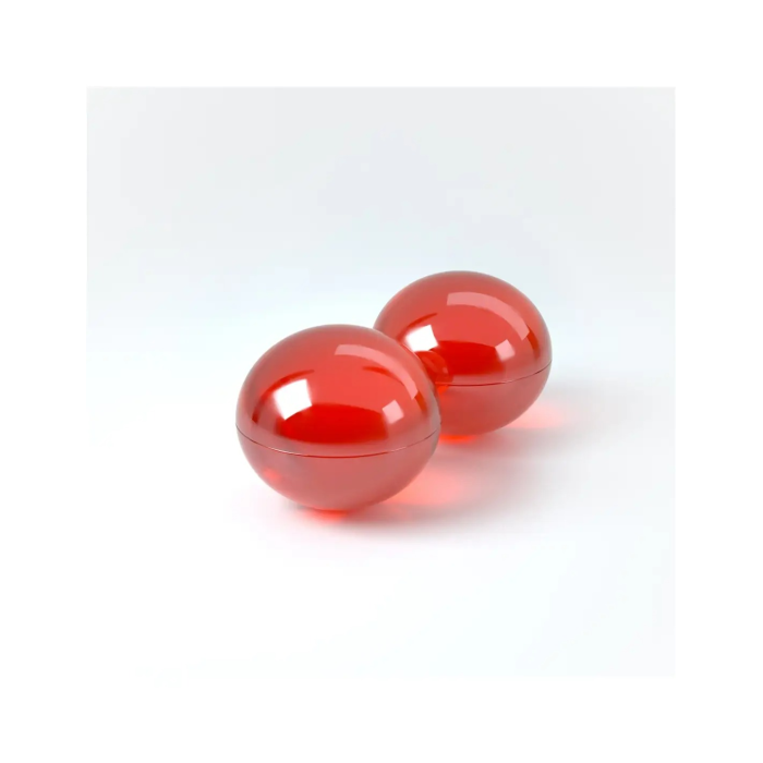 Бразильські вибухові кульки для масажу Crushious Lub Balls Strawberry зі смаком полуниці