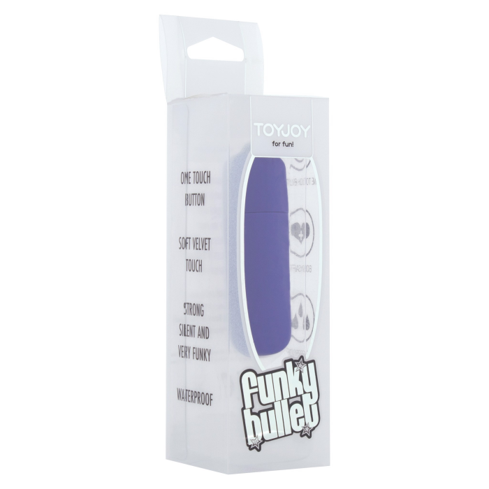 Віброкуля ToyJoy Funky Bullet фіолетова, 5.5 х 1.5 см