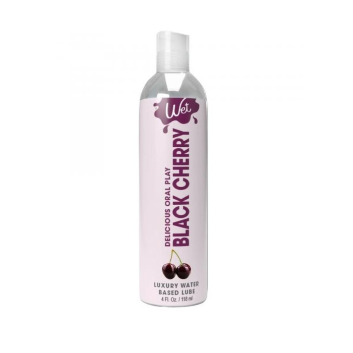 Лубрикант їстівний зі смаком черешні Wet Black Cherry, 118 мл