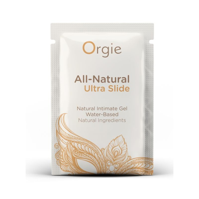 САШЕТ/Лубрикант на водній основі Orgie ALL-NATURAL Ultra Slide ультраковзний, 2 мл