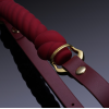 Кляп у формі джгута з вузлами UPKO Desire for Mouth Bondage Collection, червоний