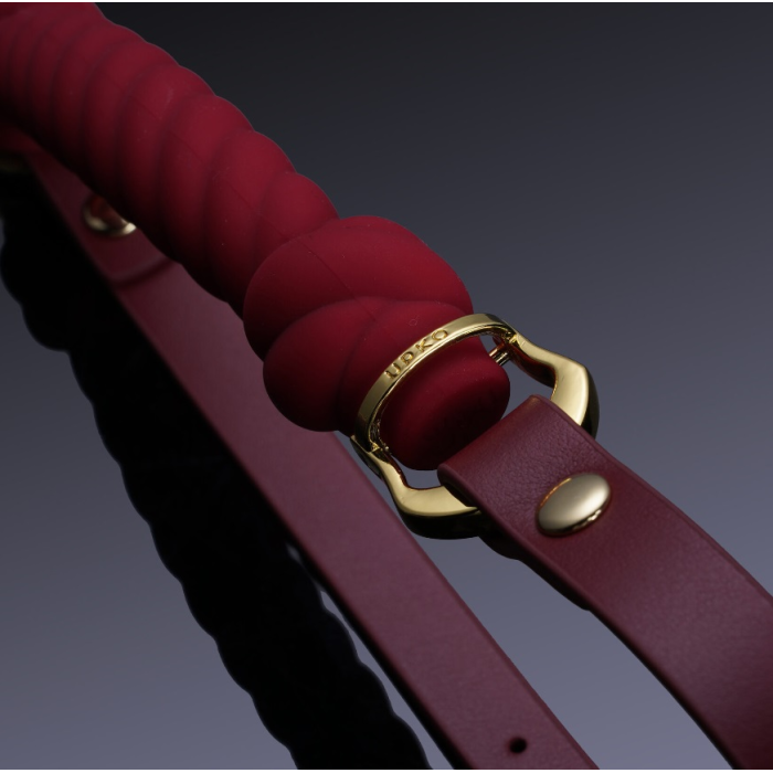 Кляп у формі джгута з вузлами UPKO Desire for Mouth Bondage Collection, червоний