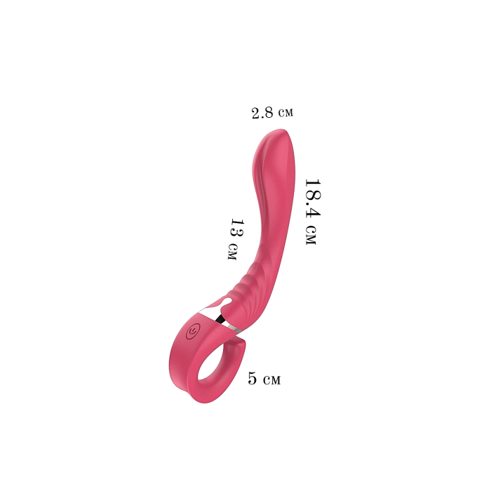 Вібратор Chisa Lust Ripple Cavort для стимуляції точки G та інших ерогенних точок, рожевий