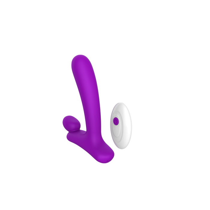 Вібратор у формі літери" L" зі стимуляцією клітора і точки G Chisa Lust Ripple Horny, фіолетовий