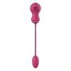 Гнучкий подвійний стимулятор та вібраційне яйце Dream Toys Essentials, рожевий