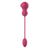 Гнучкий подвійний стимулятор та вібраційне яйце Dream Toys Essentials, рожевий