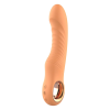 Вібратор ребристий Dream Toys Glam Flexible Ribbed Vibe, помаранчевий