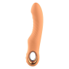 Вібратор ребристий Dream Toys Glam Flexible Ribbed Vibe, помаранчевий