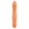 Вібратор ребристий Dream Toys Glam Flexible Ribbed Vibe, помаранчевий