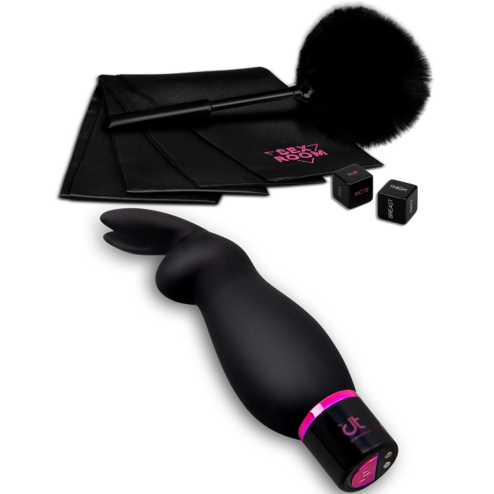 Набір аксесуарів для сексу Dream Toys Sex Room Raunchy, 6 предметів, чорний/рожевий