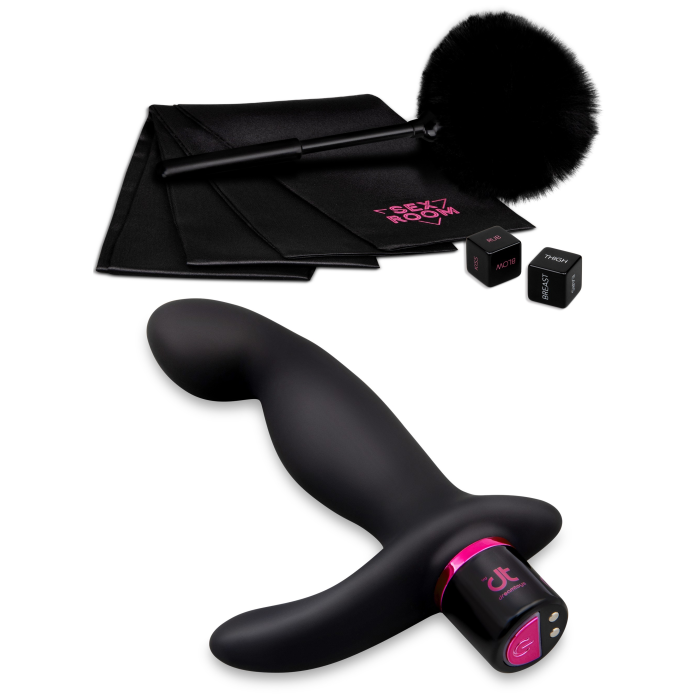 Набір для анальних ігор Dream Toys Sex Room, 6 предметів, чорний/рожевий