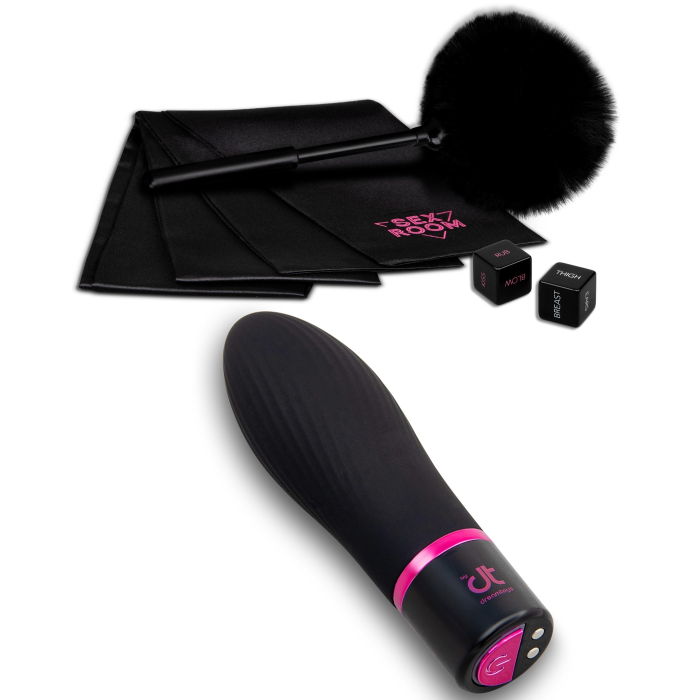 Набір девайсів для ігор Dream Toys Sex Room Vibe Kit, 6 предметів, чорний/рожевий
