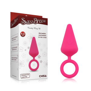 Анальна пробка Chisa Candy Plug рожевий, M