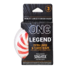 Презервативи латексні ONE Legend великого розміру (ціна за упаковку, 3 шт.)