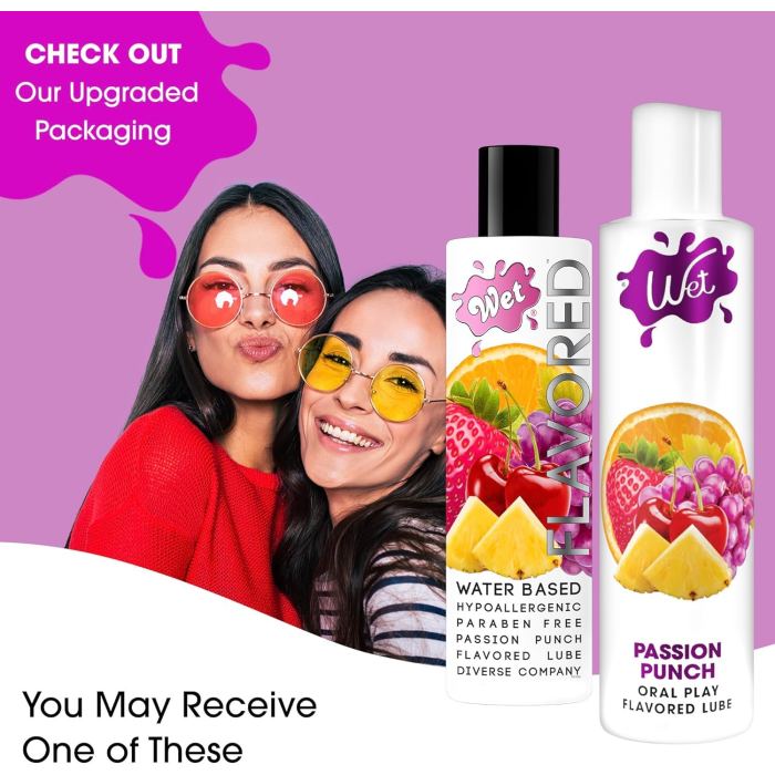 Лубрикант для орального сексу Wet Flavored Passion Punch зі смаком фруктів, 89 мл