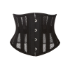 Корсет із сітки Star Night Steel Bones Grid Corsets з гачками і шнурівкою, чорний, M (без коробки)