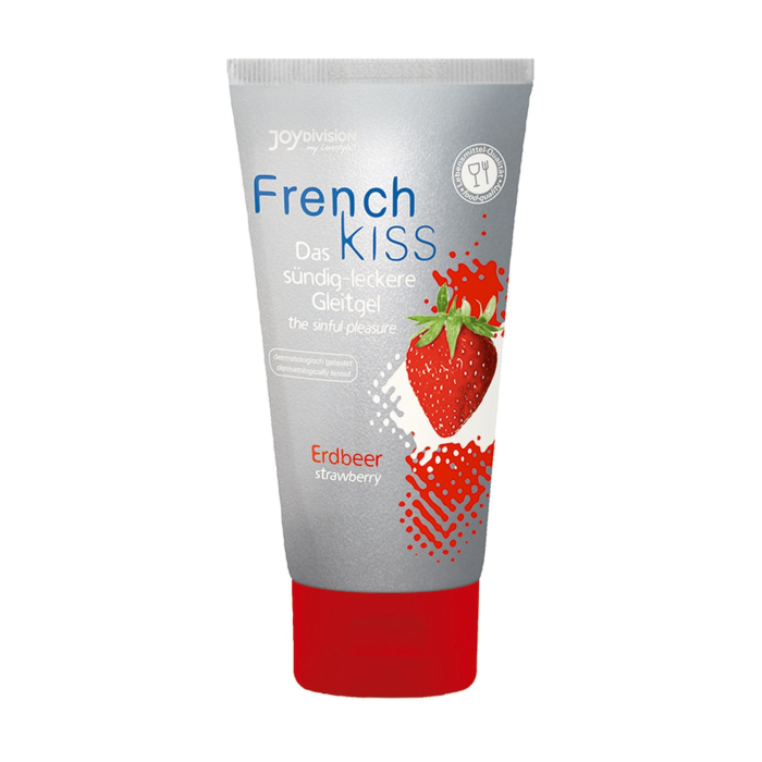 Оральний лубрикант Joy Division FrenchKiss Strawberry зі смаком полуниці, 75 мл