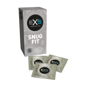 Презервативи EXS SNUG FIT щільно прилеглі, веганські (ціна за пачку, 12 шт.)
